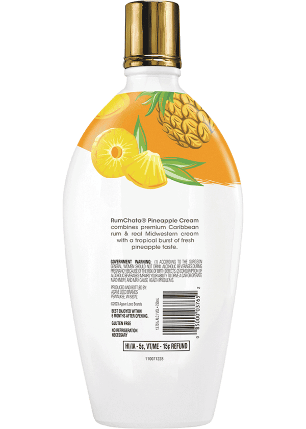 RumChata Pineapple Cream Liqueur - Image 2