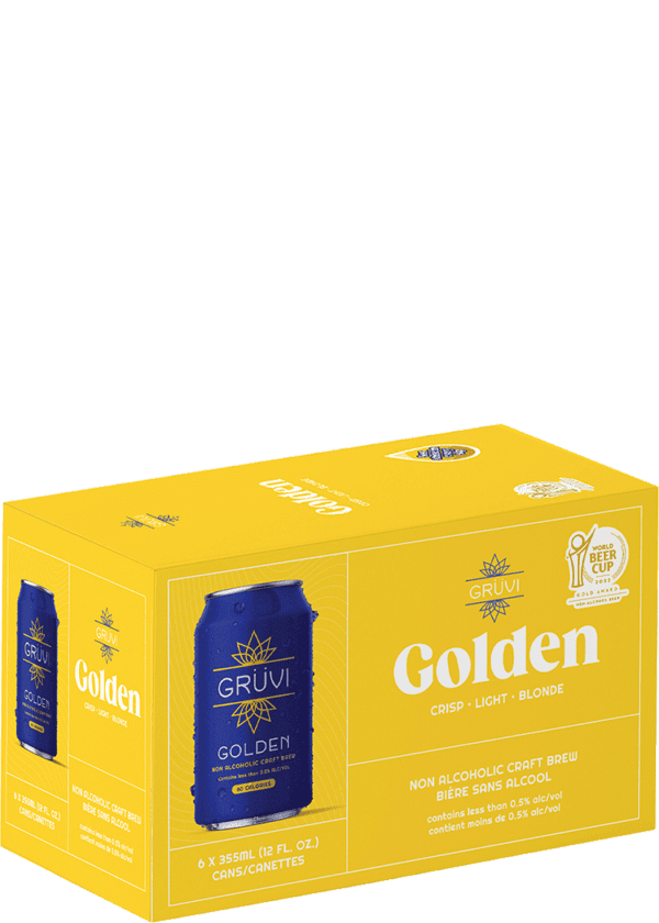 Gruvi Non-Alcoholic Golden Lager