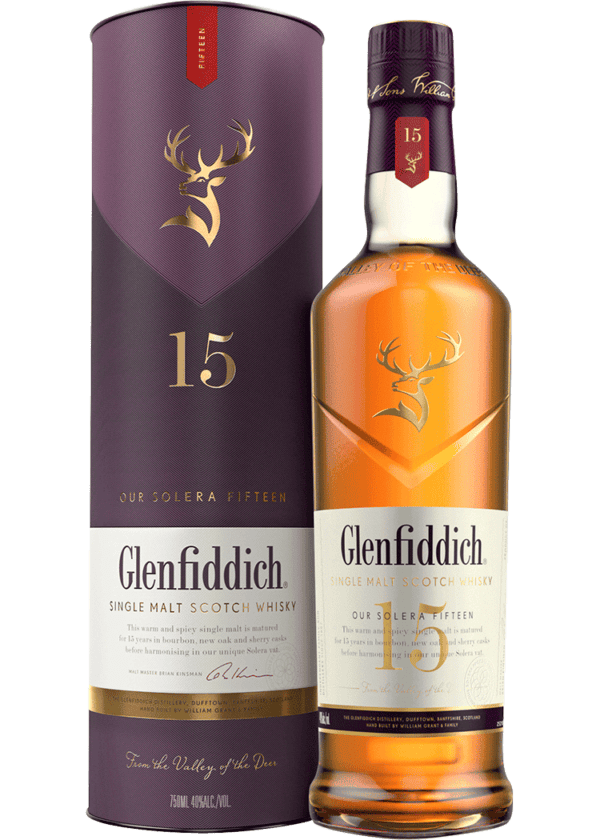 Glenfiddich 15 Year Old Solera Reserve Single Malt Scotch Whisky