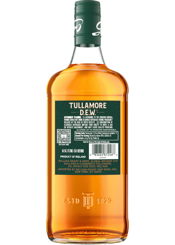Tullamore D.E.W. Original Irish Whiskey - Image 2