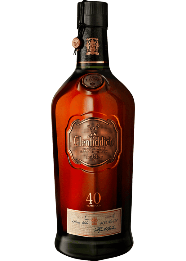 Glenfiddich 40 Year Old Single Malt Scotch Whisky