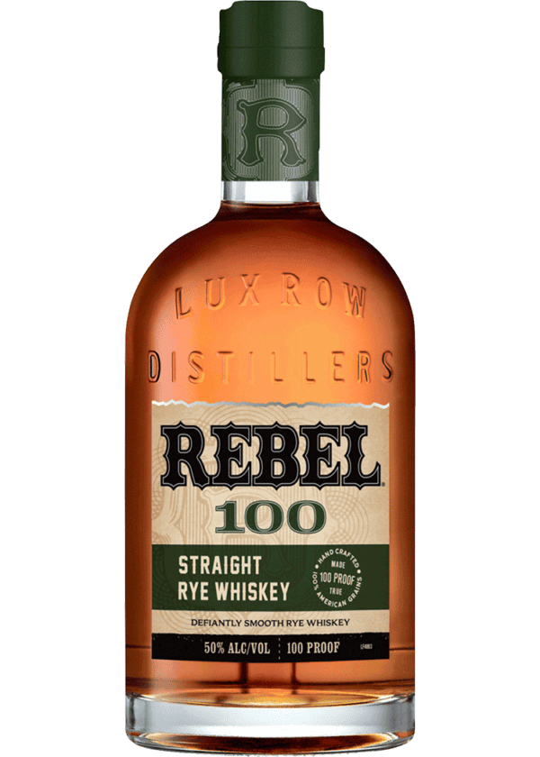 Rebel 100 Straight Rye Whiskey