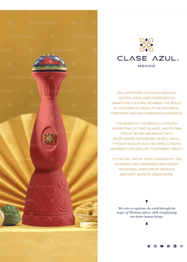 Clase Azul Mezcal San Luis Potosi - Image 2