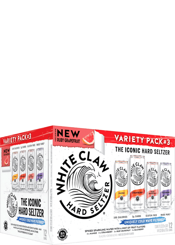White Claw Hard Seltzer Variety #3