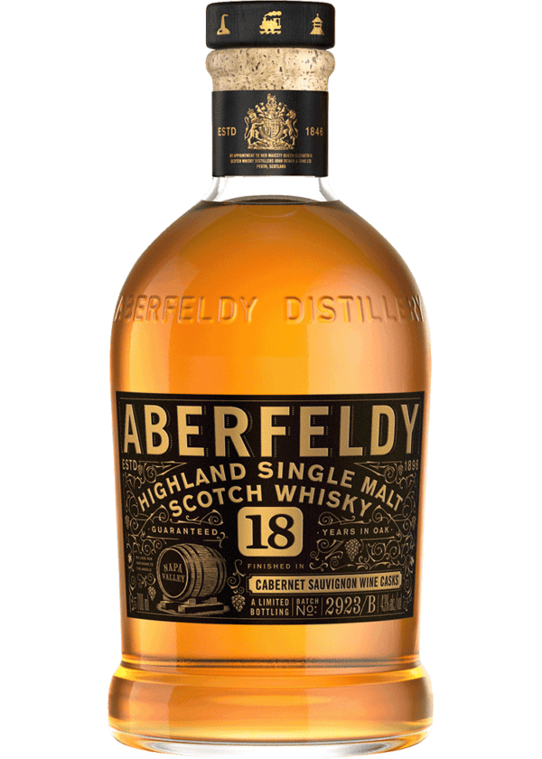 Aberfeldy 18 Year Single Malt Finished in Napa Valley Red Wine Casks