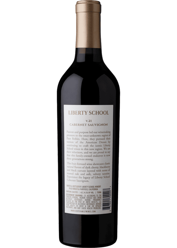 Liberty School Cabernet Paso Robles - Image 2