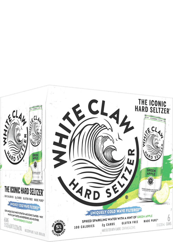 White Claw Hard Seltzer Green Apple