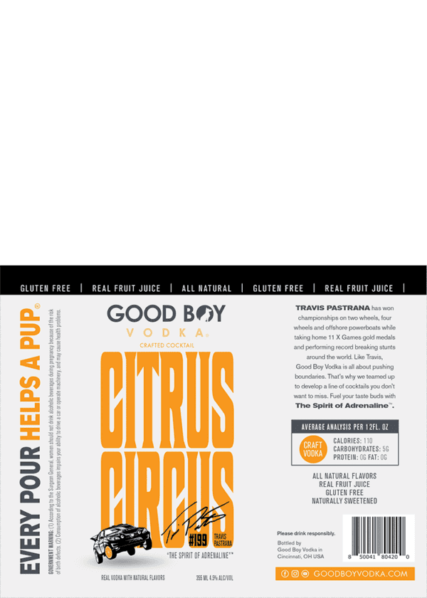 Good Boy Citrus Circus Cocktail