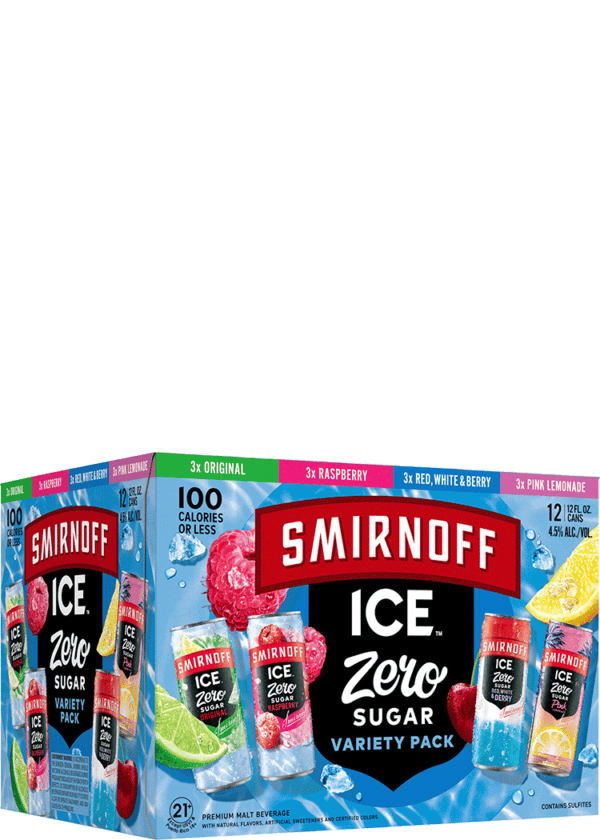 Smirnoff Ice Zero Sugar Variety - Hard Beverage