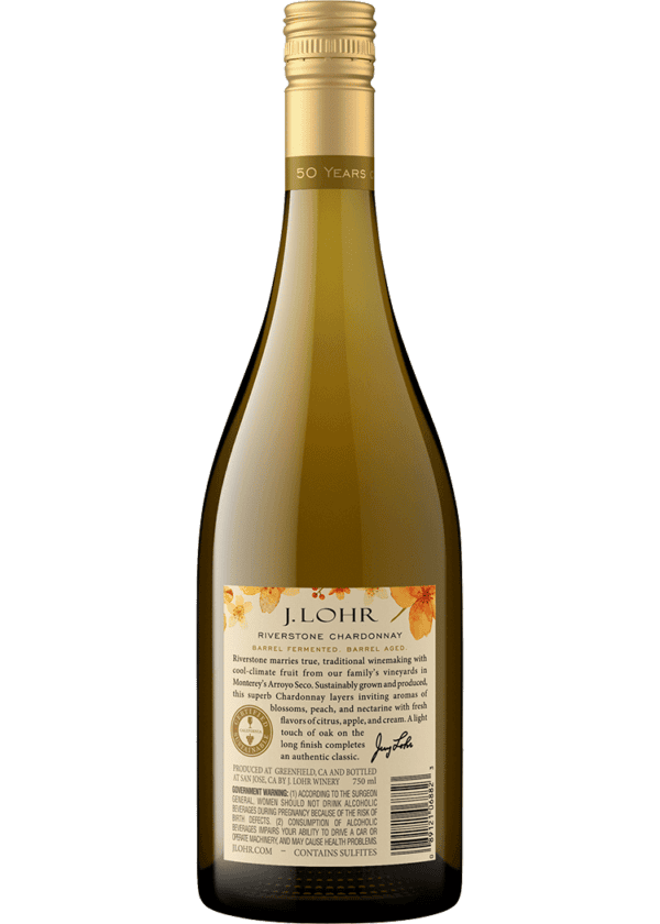 J. Lohr Estates Riverstone Chardonnay - Image 2