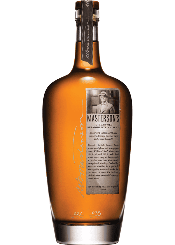 Masterson's Rye Whiskey 10 Year