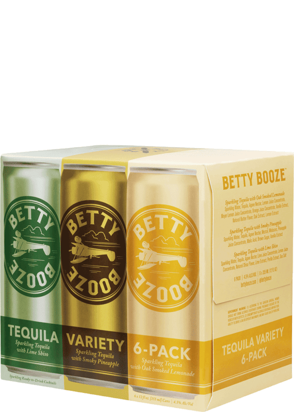 Betty Booze Sparkling Tequila Variety