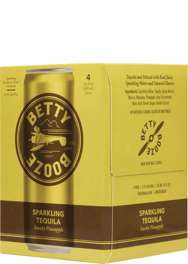 Betty Booze Sparkling Tequila with Smokey Pineapple