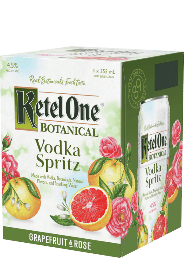 Ketel One Botanical Vodka Spritz Grapefruit & Rose