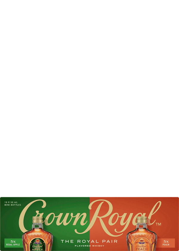 Crown Royal Peach and Regal Apple 10pk