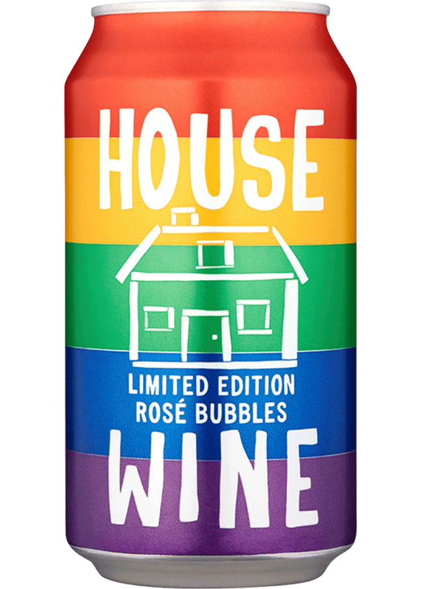 House Wine Rainbow Edition Rose Bubbles