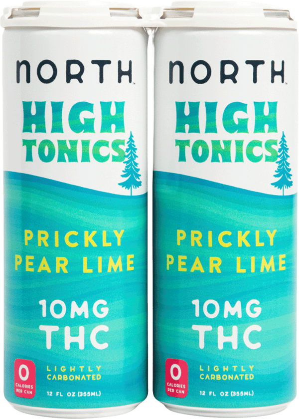High Tonics THC 10mg Prickly Pear Lime Seltzer