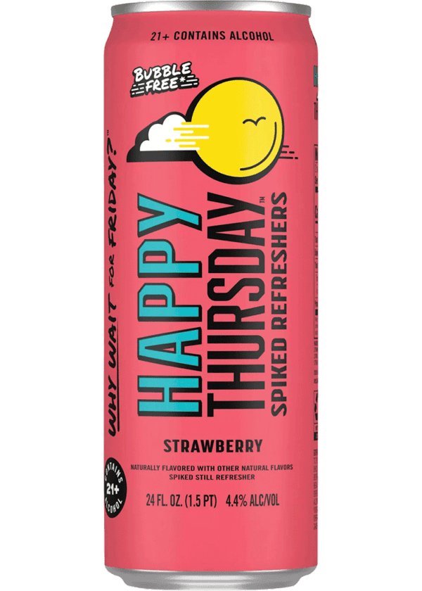 Happy Thursday Strawberry Spiked Refresher