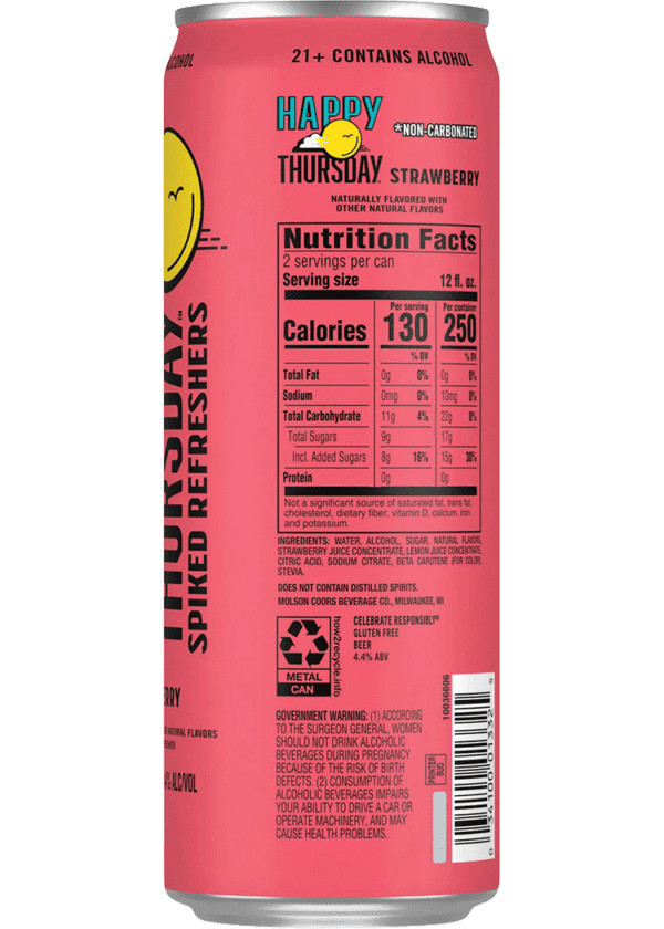 Happy Thursday Strawberry Spiked Refresher - Image 2