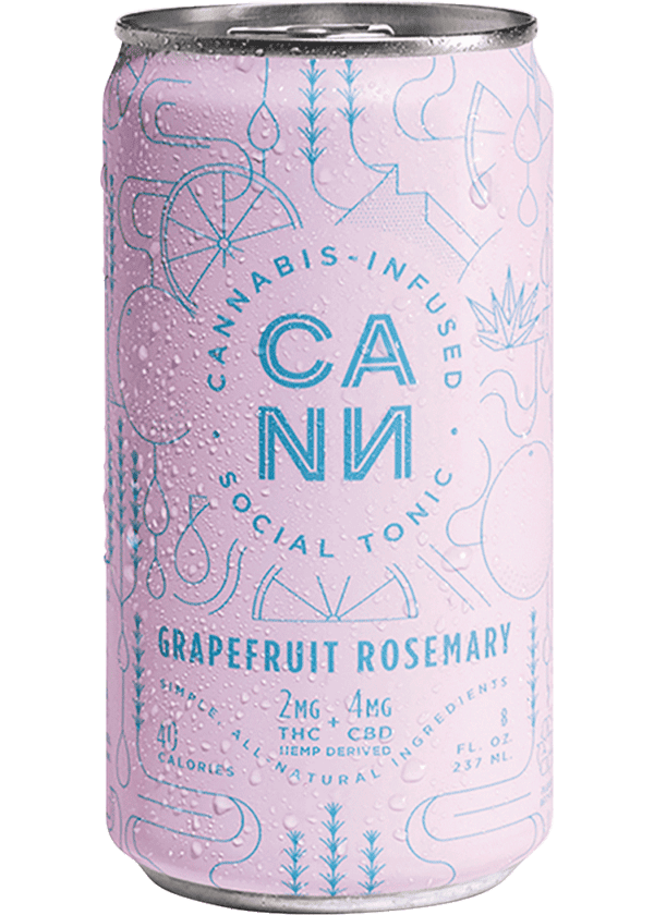 CANN THC 2mg Grapefruit Rosemary
