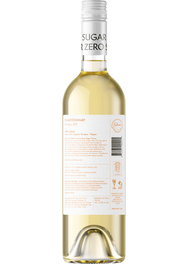 Bellissima Zero Sugar Chardonnay - Image 2